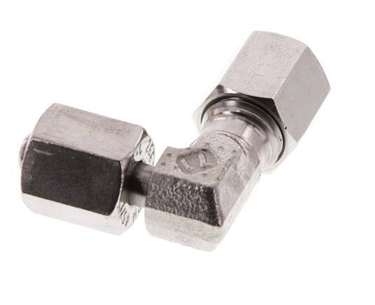 6L Stainless Steel Elbow Cutting Fitting with Swivel 315 bar FKM Adjustable ISO 8434-1