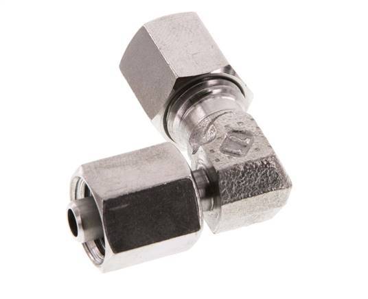 6L Stainless Steel Elbow Cutting Fitting with Swivel 315 bar FKM Adjustable ISO 8434-1