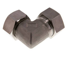 28L Stainless Steel Elbow Cutting Fitting with Swivel 160 bar FKM Adjustable ISO 8434-1