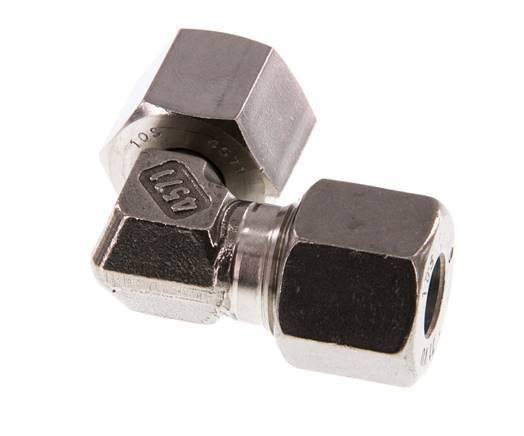 10S Stainless Steel Elbow Cutting Fitting with Swivel 630 bar FKM Adjustable ISO 8434-1
