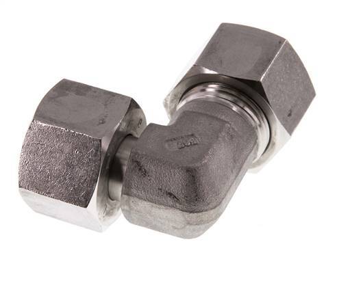 16S Stainless Steel Elbow Cutting Fitting with Swivel 400 bar FKM Adjustable ISO 8434-1