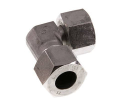 16S Stainless Steel Elbow Cutting Fitting with Swivel 400 bar FKM Adjustable ISO 8434-1