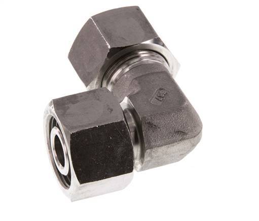 16S Stainless Steel Elbow Cutting Fitting with Swivel 400 bar FKM Adjustable ISO 8434-1