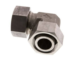 38S Stainless Steel Elbow Cutting Fitting with Swivel 315 bar FKM Adjustable ISO 8434-1