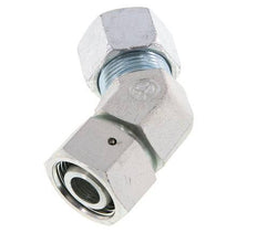 20S Zink plated Steel 45deg Elbow Cutting Fitting with Swivel 400 bar NBR O-ring Sealing Cone Adjustable ISO 8434-1
