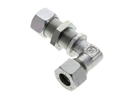 15L Zink plated Steel Elbow Cutting Fitting Bulkhead 315 bar ISO 8434-1