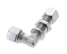 10S Zink plated Steel Elbow Cutting Fitting Bulkhead 630 bar ISO 8434-1