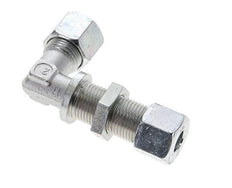 10S Zink plated Steel Elbow Cutting Fitting Bulkhead 630 bar ISO 8434-1