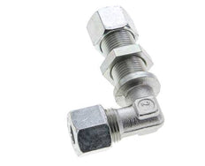 10S Zink plated Steel Elbow Cutting Fitting Bulkhead 630 bar ISO 8434-1