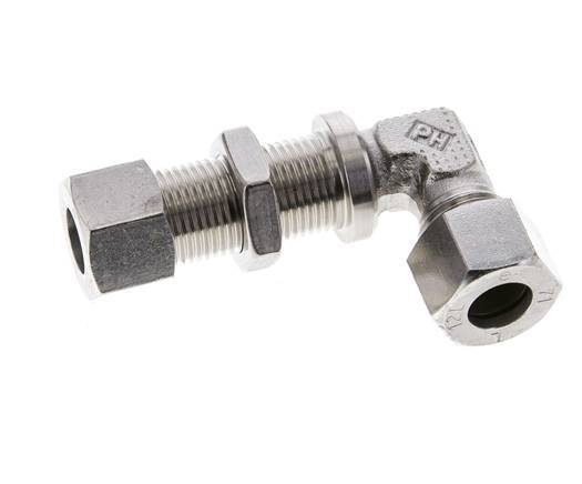12L Stainless Steel Elbow Cutting Fitting Bulkhead 315 bar ISO 8434-1