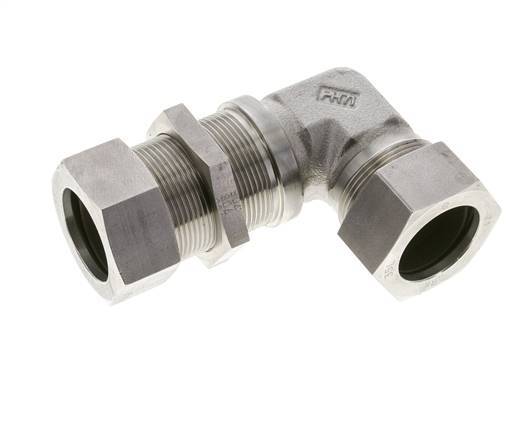 35L Stainless Steel Elbow Cutting Fitting Bulkhead 160 bar ISO 8434-1