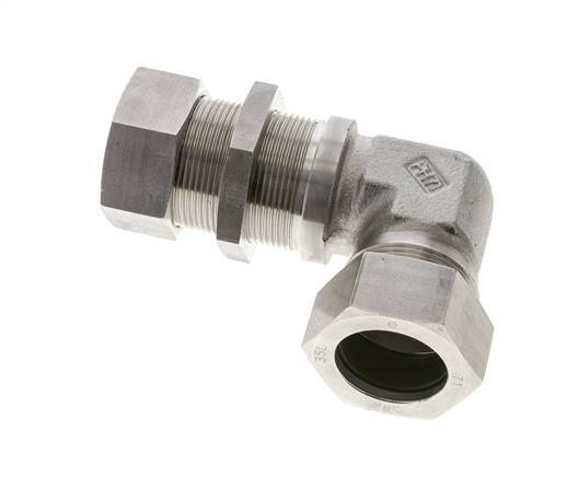 35L Stainless Steel Elbow Cutting Fitting Bulkhead 160 bar ISO 8434-1