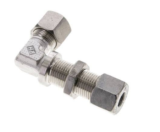 10S Stainless Steel Elbow Cutting Fitting Bulkhead 630 bar ISO 8434-1