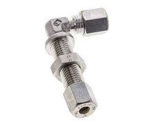 6L Stainless Steel Elbow Compression Fitting Bulkhead 315 bar ISO 8434-1