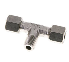 8L & M12x1.5 (con) Stainless Steel T-Shape Tee Cutting Fitting with Male Threads 315 bar ISO 8434-1