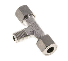 8L & M12x1.5 (con) Stainless Steel T-Shape Tee Cutting Fitting with Male Threads 315 bar ISO 8434-1