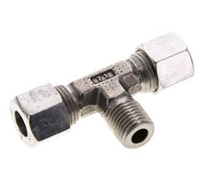 10L & M14x1.5 (con) Stainless Steel T-Shape Tee Cutting Fitting with Male Threads 315 bar ISO 8434-1