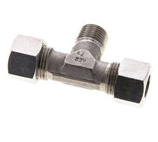 12L & M16x1.5 (con) Stainless Steel T-Shape Tee Cutting Fitting with Male Threads 315 bar ISO 8434-1
