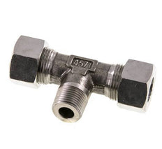 15L & M18x1.5 (con) Stainless Steel T-Shape Tee Cutting Fitting with Male Threads 315 bar ISO 8434-1