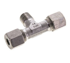 8S & M14x1.5 (con) Stainless Steel T-Shape Tee Cutting Fitting with Male Threads 630 bar ISO 8434-1
