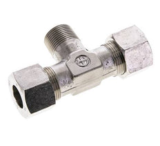 16S & M22x1.5 (con) Stainless Steel T-Shape Tee Cutting Fitting with Male Threads 400 bar ISO 8434-1