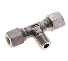 10L & M14x1.5 (con) Stainless Steel T-Shape Tee Compression Fitting with Male Threads 315 bar ISO 8434-1