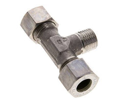 12L & M16x1.5 (con) Stainless Steel T-Shape Tee Compression Fitting with Male Threads 315 bar ISO 8434-1