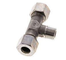 12L & M16x1.5 (con) Stainless Steel T-Shape Tee Compression Fitting with Male Threads 315 bar ISO 8434-1