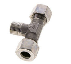 12L & M16x1.5 (con) Stainless Steel T-Shape Tee Compression Fitting with Male Threads 315 bar ISO 8434-1