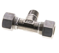 15L & M18x1.5 (con) Stainless Steel T-Shape Tee Compression Fitting with Male Threads 315 bar ISO 8434-1