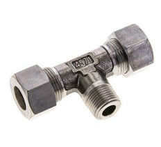 15L & M18x1.5 (con) Stainless Steel T-Shape Tee Compression Fitting with Male Threads 315 bar ISO 8434-1