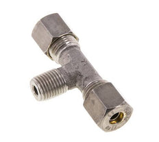 8S & M14x1.5 (con) Stainless Steel T-Shape Tee Compression Fitting with Male Threads 500 bar ISO 8434-1