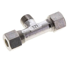 12S & M18x1.5 (con) Stainless Steel T-Shape Tee Compression Fitting with Male Threads 400 bar ISO 8434-1