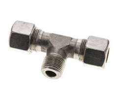 14S & M20x1.5 (con) Stainless Steel T-Shape Tee Compression Fitting with Male Threads 400 bar ISO 8434-1