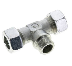 22L & G3/4'' Zink plated Steel T-Shape Tee Cutting Fitting with Male Threads 160 bar ISO 8434-1