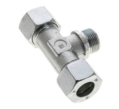 20S & R3/4'' Zink plated Steel T-Shape Tee Cutting Fitting with Male Threads 400 bar ISO 8434-1