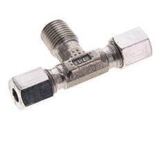 6L & R1/4'' Stainless Steel T-Shape Tee Cutting Fitting with Male Threads 315 bar ISO 8434-1