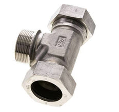 42L & G1-1/2'' Stainless Steel T-Shape Tee Cutting Fitting with Male Threads 160 bar ISO 8434-1