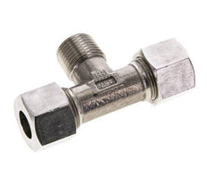 14S & R1/2'' Stainless Steel T-Shape Tee Cutting Fitting with Male Threads 630 bar ISO 8434-1