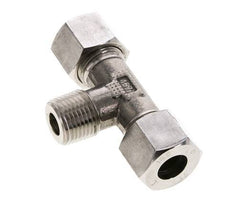 14S & R1/2'' Stainless Steel T-Shape Tee Cutting Fitting with Male Threads 630 bar ISO 8434-1