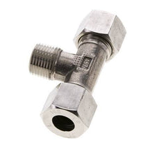 14S & R1/2'' Stainless Steel T-Shape Tee Cutting Fitting with Male Threads 630 bar ISO 8434-1