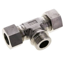 30S & G1-1/4'' Stainless Steel T-Shape Tee Cutting Fitting with Male Threads 400 bar ISO 8434-1