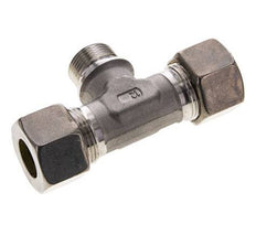 20S & G3/4'' Stainless Steel T-Shape Tee Compression Fitting with Male Threads 250 bar ISO 8434-1