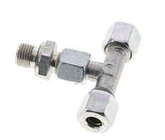 8L & G1/4'' Zink plated Steel T-Shape Tee Cutting Fitting with Male Threads 315 bar Adjustable ISO 8434-1