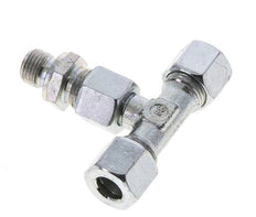 10L & G1/4'' Zink plated Steel T-Shape Tee Cutting Fitting with Male Threads 315 bar Adjustable ISO 8434-1