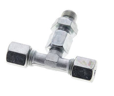 6S & G1/4'' Zink plated Steel T-Shape Tee Cutting Fitting with Male Threads 630 bar Adjustable ISO 8434-1