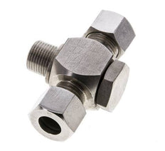 12L & G3/8'' Stainless Steel Tee Swivel Joint Cutting Fitting with Male Threads 315 bar ISO 8434-1
