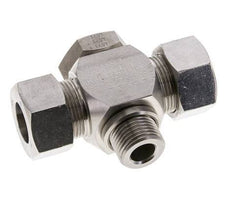 18L & G1/2'' Stainless Steel Tee Swivel Joint Cutting Fitting with Male Threads 315 bar ISO 8434-1