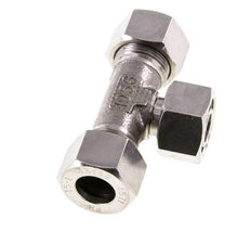 15L Stainless Steel T-Shape Tee Cutting Fitting with Swivel 315 bar Adjustable ISO 8434-1