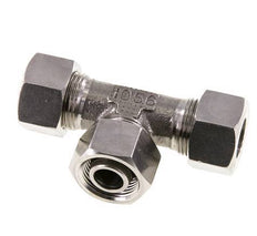 15L Stainless Steel T-Shape Tee Cutting Fitting with Swivel 315 bar Adjustable ISO 8434-1